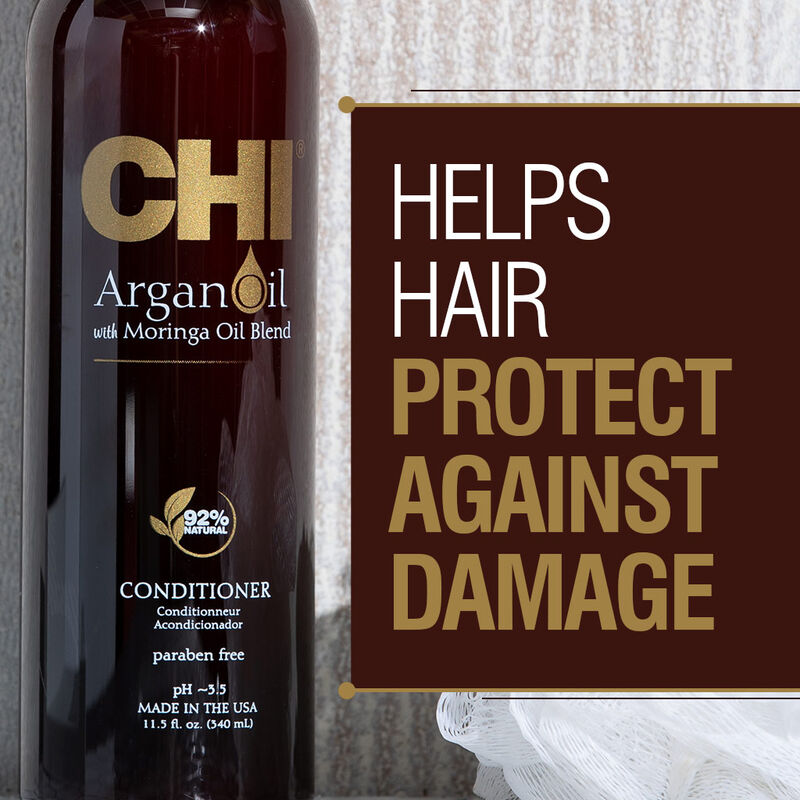 CHI Argan Oil Après-Shampooing Huile d’Argan 340ml Nutrition Brillance