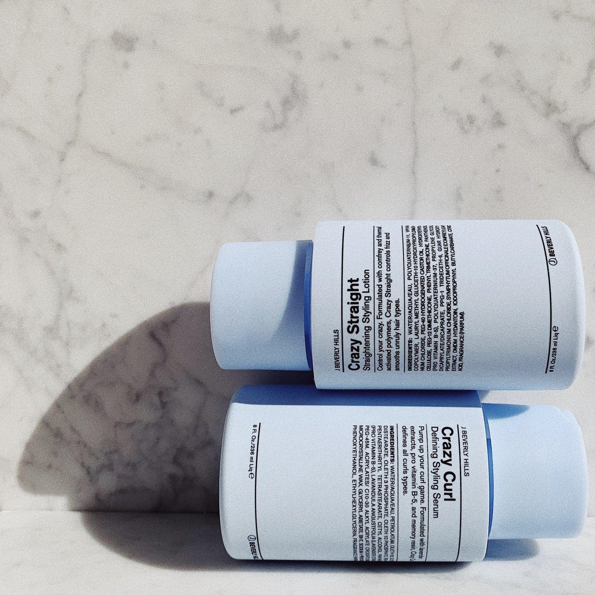 J BEVERLY HILLS Crazy Curl 236ml Crème Coiffante Définition Boucles Cheveux Bouclés Frisés