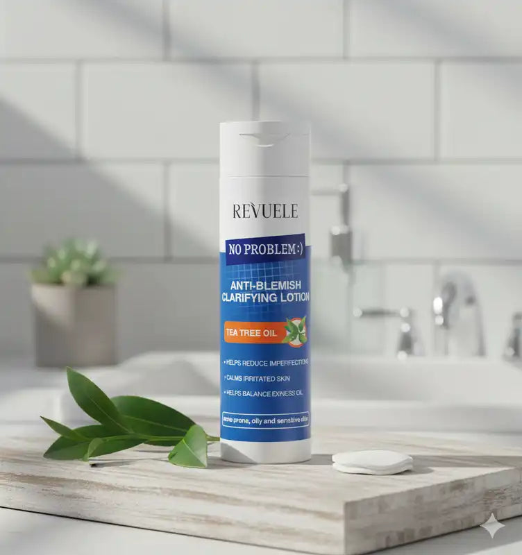 REVUELE No Problem Lotion Clarifiante Anti-Imperfections Tea Tree 200ml Tonique Purifiant Peaux Acnéiques