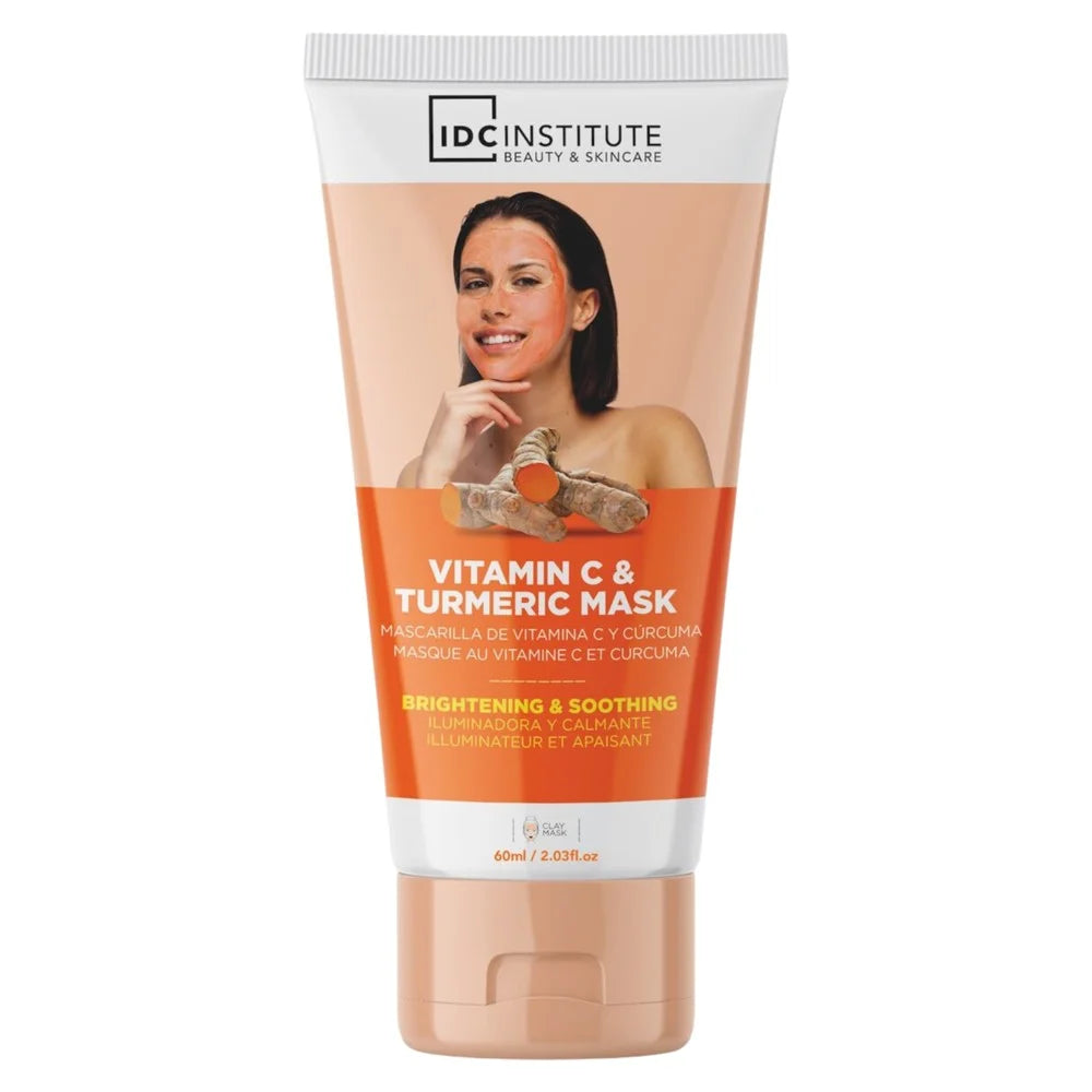 IDC INSTITUTE Masque Vitamine C et Curcuma 60ml Éclaircissant Antioxydant Éclat