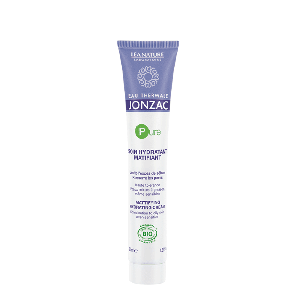 JONZAC Soin Hydratant Matifiant Pure 50ml Régulateur Sébum Peaux Mixtes Grasses