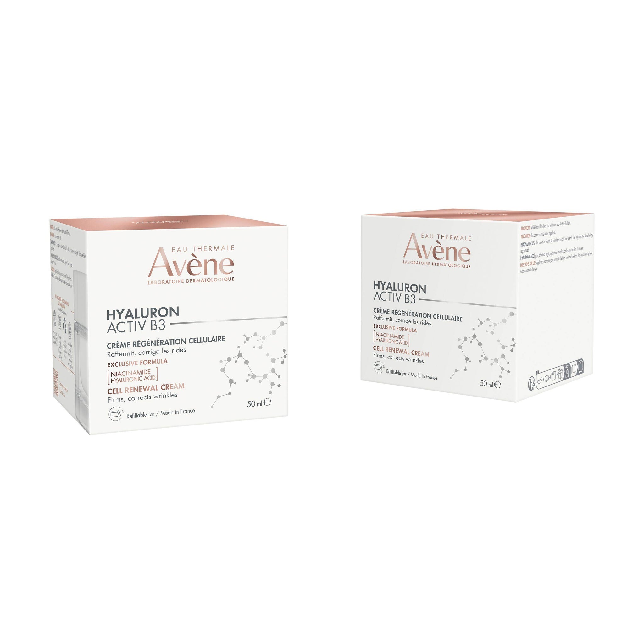 Avène Hyaluron Activ B3 Crème Régénération Cellulaire 50ml Anti-Âge Acide Hyaluronique Niacinamide 🎁