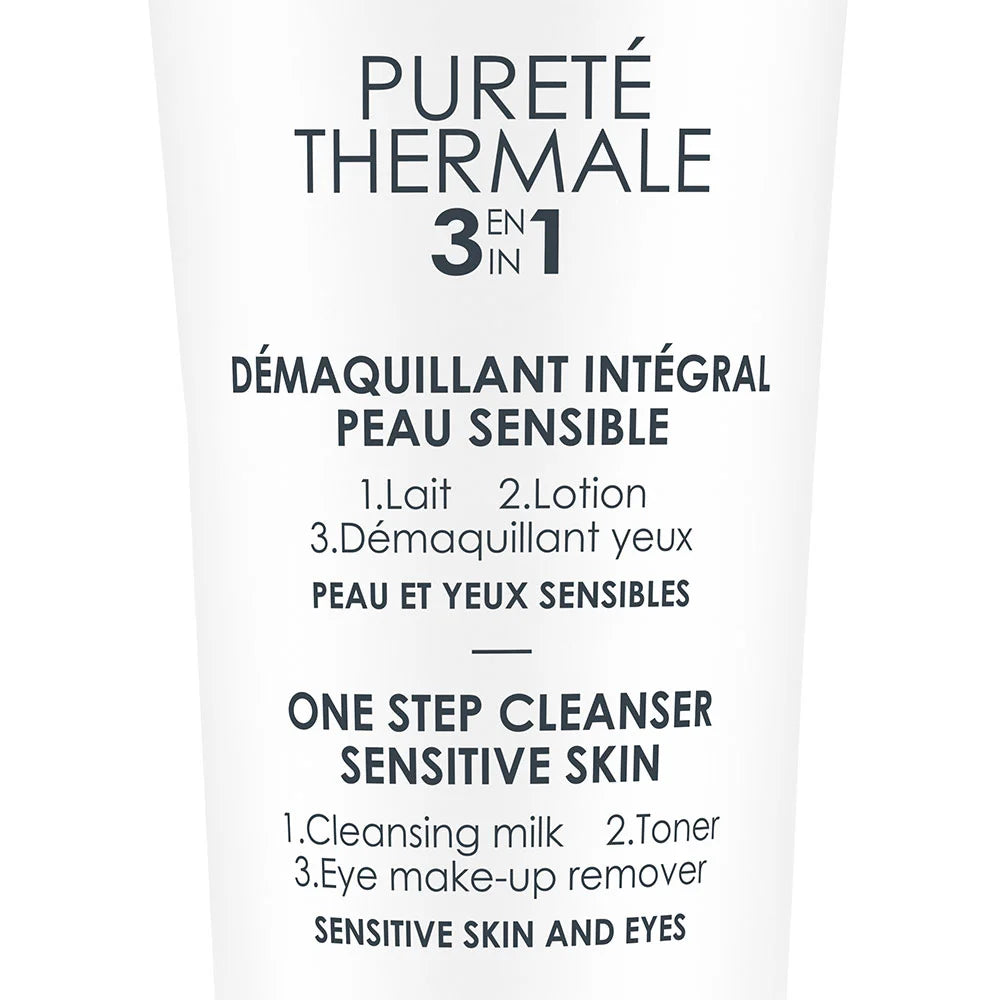 VICHY Purete Thermale Démaquillant Intégral 3en1 Peaux Sensibles Haute Tolérance