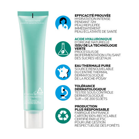 La Roche-Posay Hydraphase HA Intense Légère 50ml – Soin Réhydratant Acide Hyaluronique Peaux Sensibles