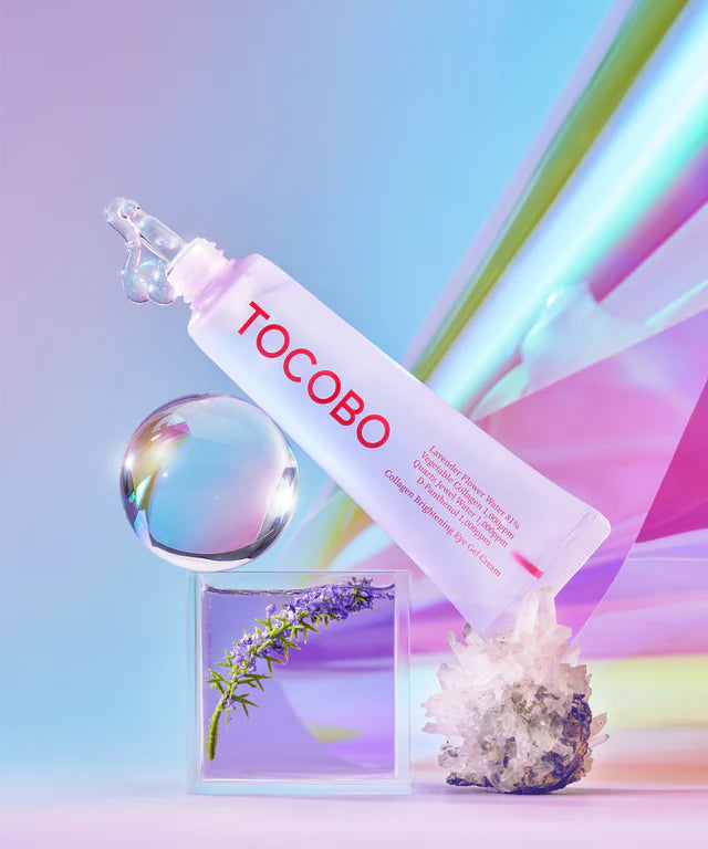 TOCOBO Gel Crème Collagène Contour des Yeux 30ml Brightening Eye Anti-Cernes Anti-Poches Hydratation Raffermissant Tous Types de Peaux