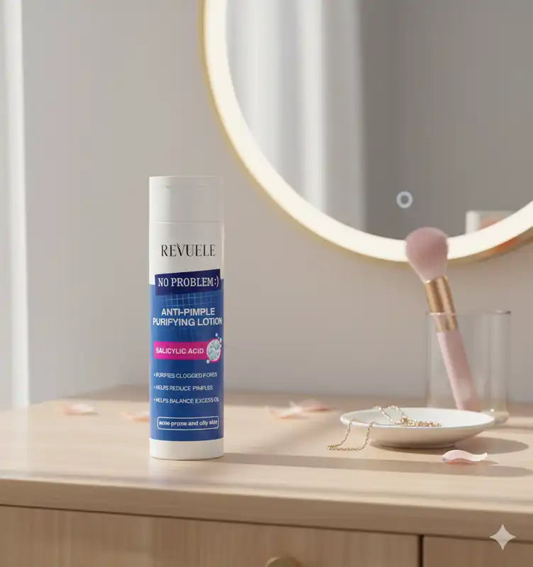 REVUELE No Problem Lotion Purifiante Anti-Boutons Acide Salicylique 200ml Peau Acnéique Imperfections