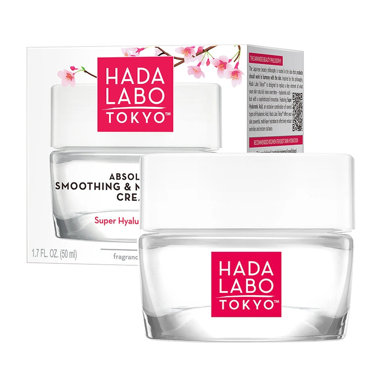 JAPANESE HADA LABO Moisture Cream 50ml Crème Hydratante Visage Acide Hyaluronique Texture Légère