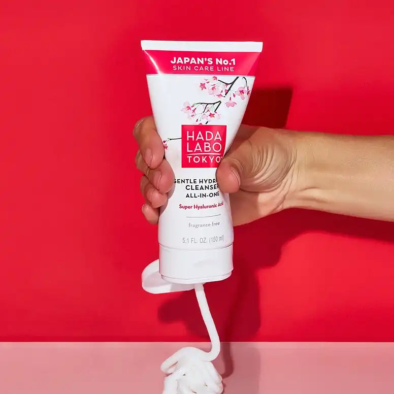 JAPANESE HADA LABO Gel Hydrating Cleanser 150ml Nettoyant Visage Hydratant