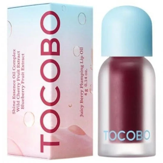 TOCOBO Juicy Berry Plumping Lipstick Oil 7 Plum Jam 4g Huile Lèvres Repulpante Teinte Prune