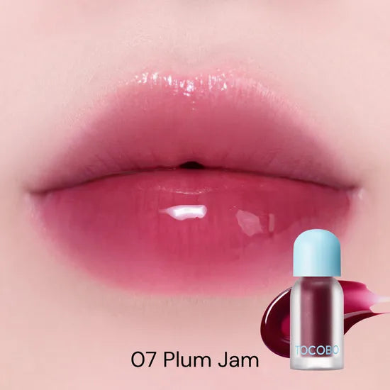 TOCOBO Juicy Berry Plumping Lipstick Oil 7 Plum Jam 4g Huile Lèvres Repulpante Teinte Prune