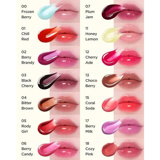 TOCOBO Juicy Berry Plumping Lipstick Oil 7 Plum Jam 4g Huile Lèvres Repulpante Teinte Prune