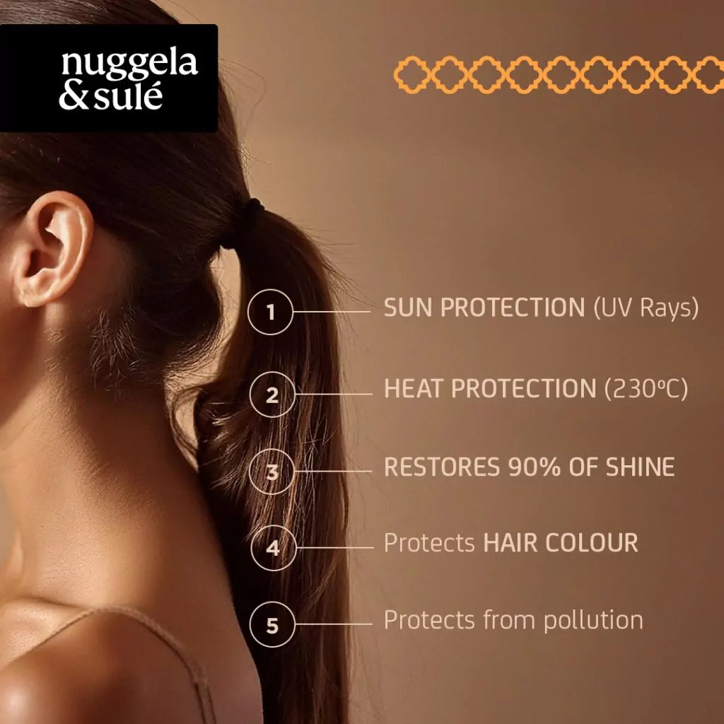NUGGELA & SULE Total Hair Protecteur 125ml Spray Protecteur Cheveux Thermoprotecteur Anti-Casse Brillance