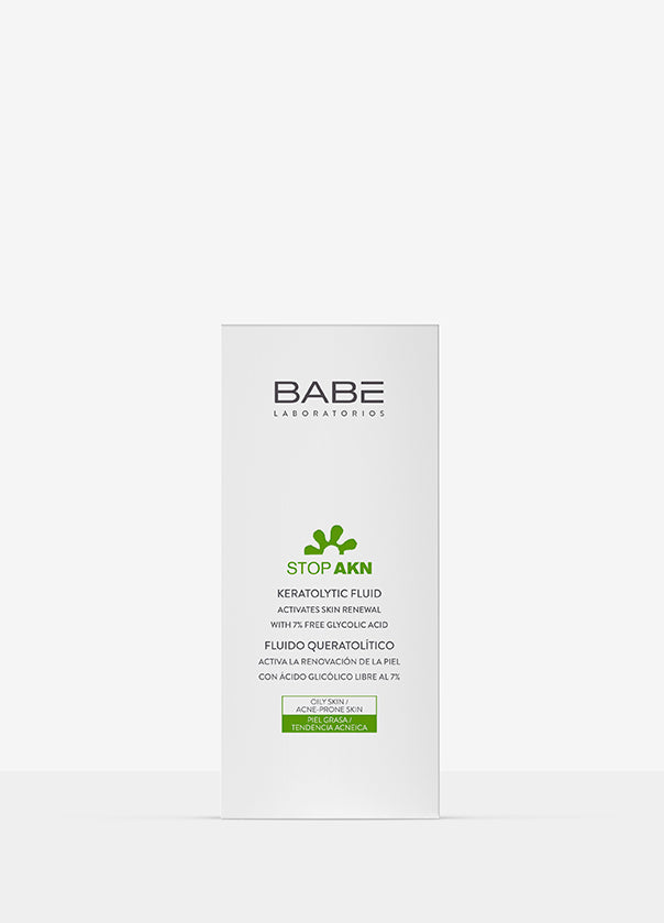 BABE Stop AKN Keratolytic Fluid 30ml Kératolytique Anti-Acné Peaux Grasses Acnéiques