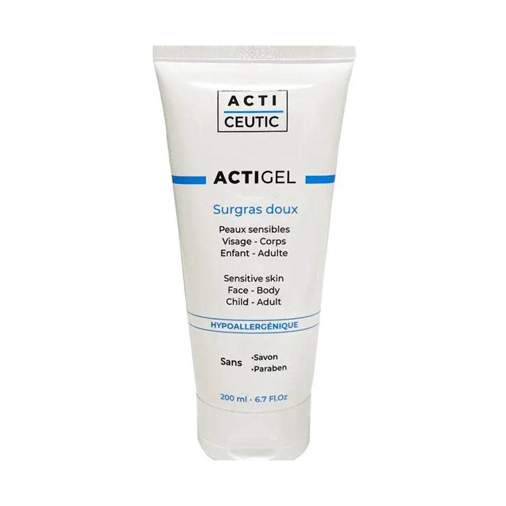 Acti Ceutic Actigel Surgas Doux Peaux Sensibles 200ml