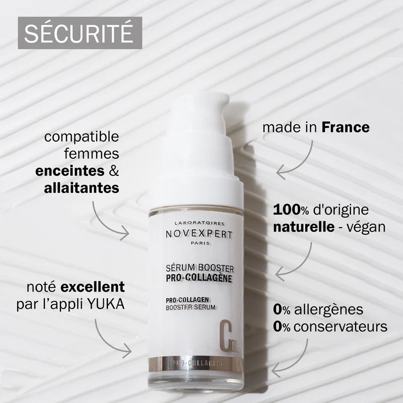 NOVEXPERT Sérum Booster Pro-Collagène 30ml – Sérum Anti-Âge Repulpant Premium