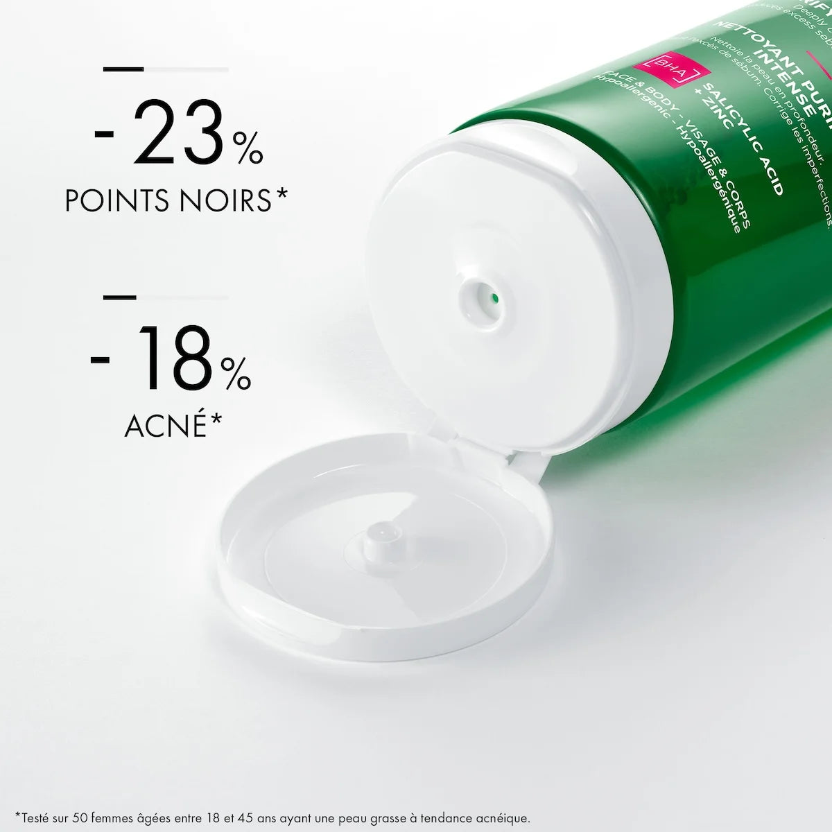 VICHY Normaderm Phytosolution Gel Purifiant Détox Végétale Intensive Eau Thermale 200ml