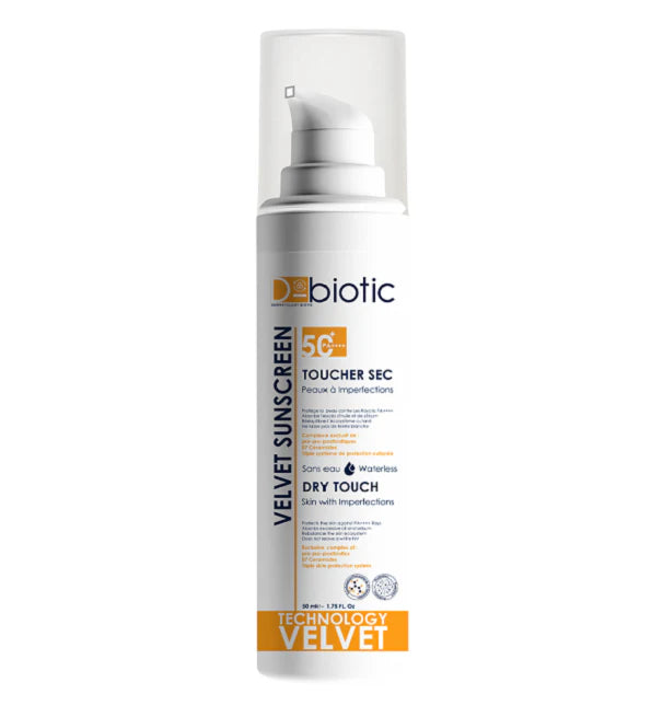 D-BIOTIC Velvet Toucher Sec Peaux à Imperfections 50ml Soin Matifiant Anti-Imperfections Probiotiques