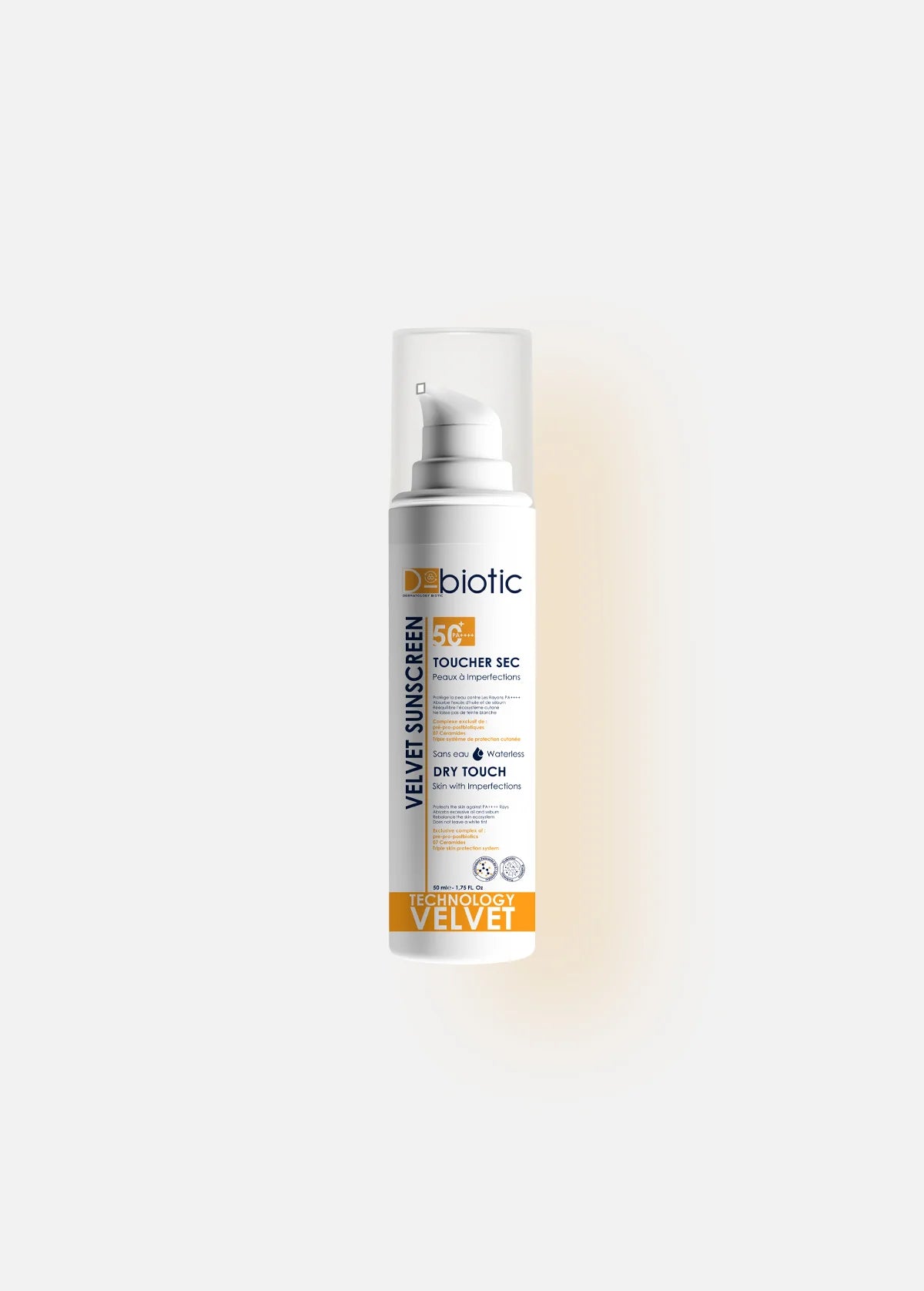 D-BIOTIC Velvet Toucher Sec Peaux à Imperfections 50ml Soin Matifiant Anti-Imperfections Probiotiques