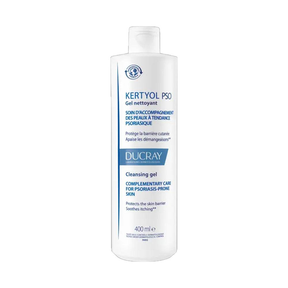 DUCRAY Kertyol PSO Gel Quotidien 400ml – Nettoyant Corps Psoriasis & Squames