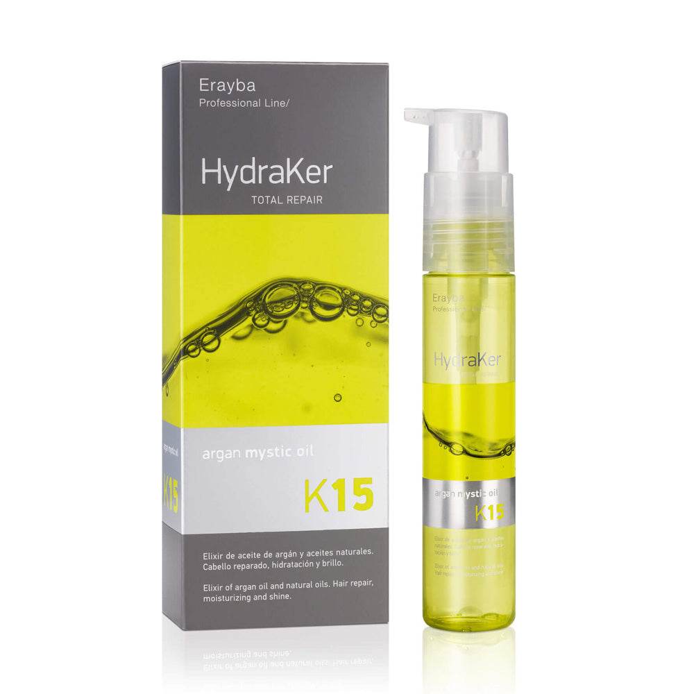 ERAYBA Hydraker K15 Argan Mystic Oil – Élixir Huile d’Argan Réparateur 50ml 🎁