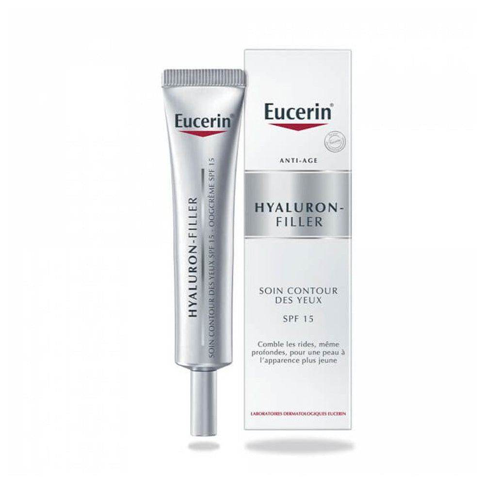 Eucerin HYALURON-FILLER Soin Contour Des Yeux SPF15 15ml – Anti-Rides Yeux