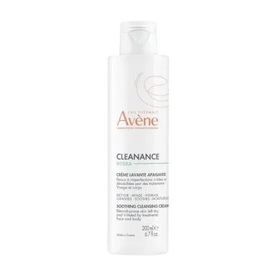 AVÈNE Cleanance Hydra Crème Lavante Apaisante 200ml – Peaux Fragilisées