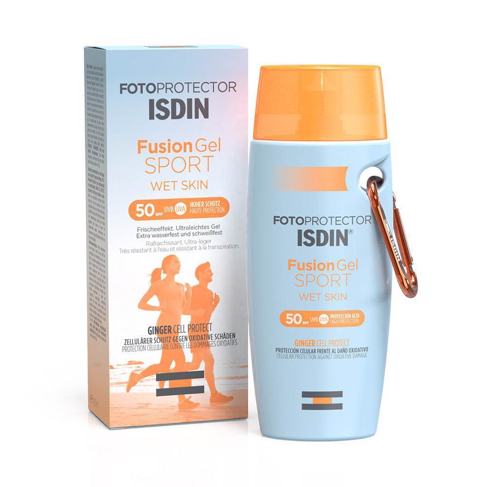 ISDIN Fotoprotector Fusion Gel Sport SPF50+ 100ml – Protection Solaire Sport Zones Poilues