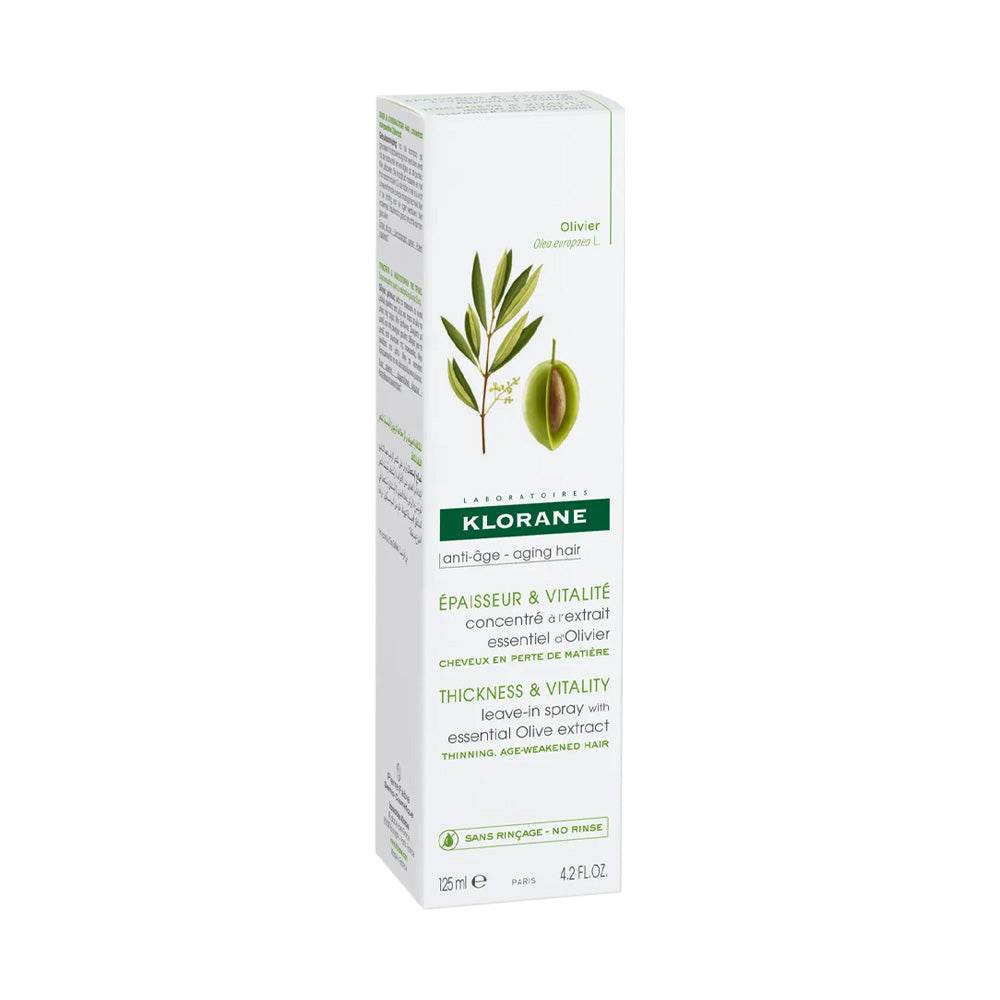 KLORANE Spray Concentré à l’Extrait Essentiel d’Olivier 125ml – Cheveux Fins