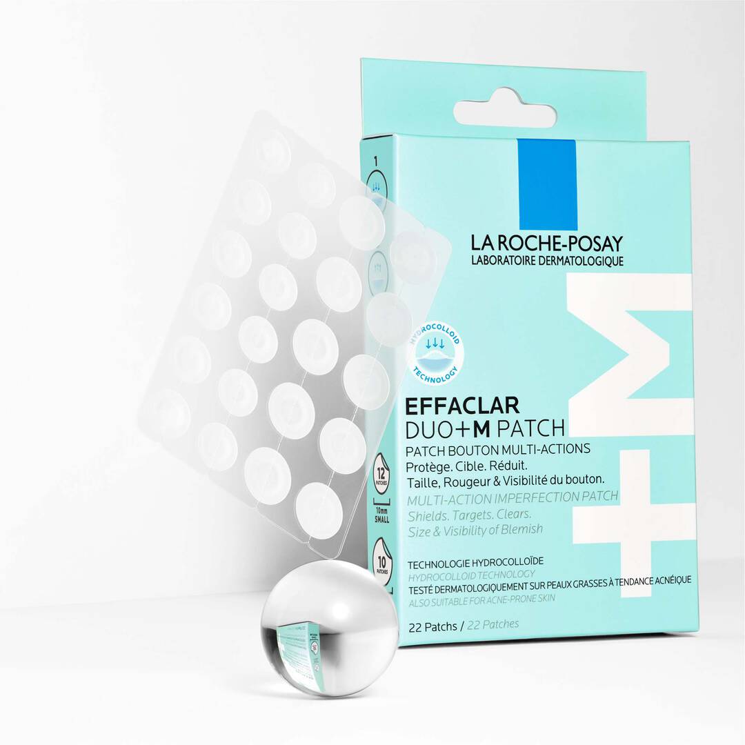 LA ROCHE-POSAY Effaclar Patch Anti-Imperfections DUO+M 22 Patchs Acné Boutons