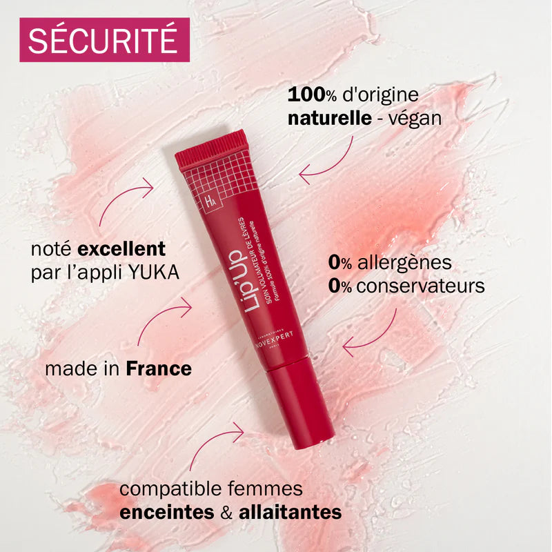Novexpert Lip’Up Baume Lèvres Repulpant Acide Hyaluronique 8ml Volumateur