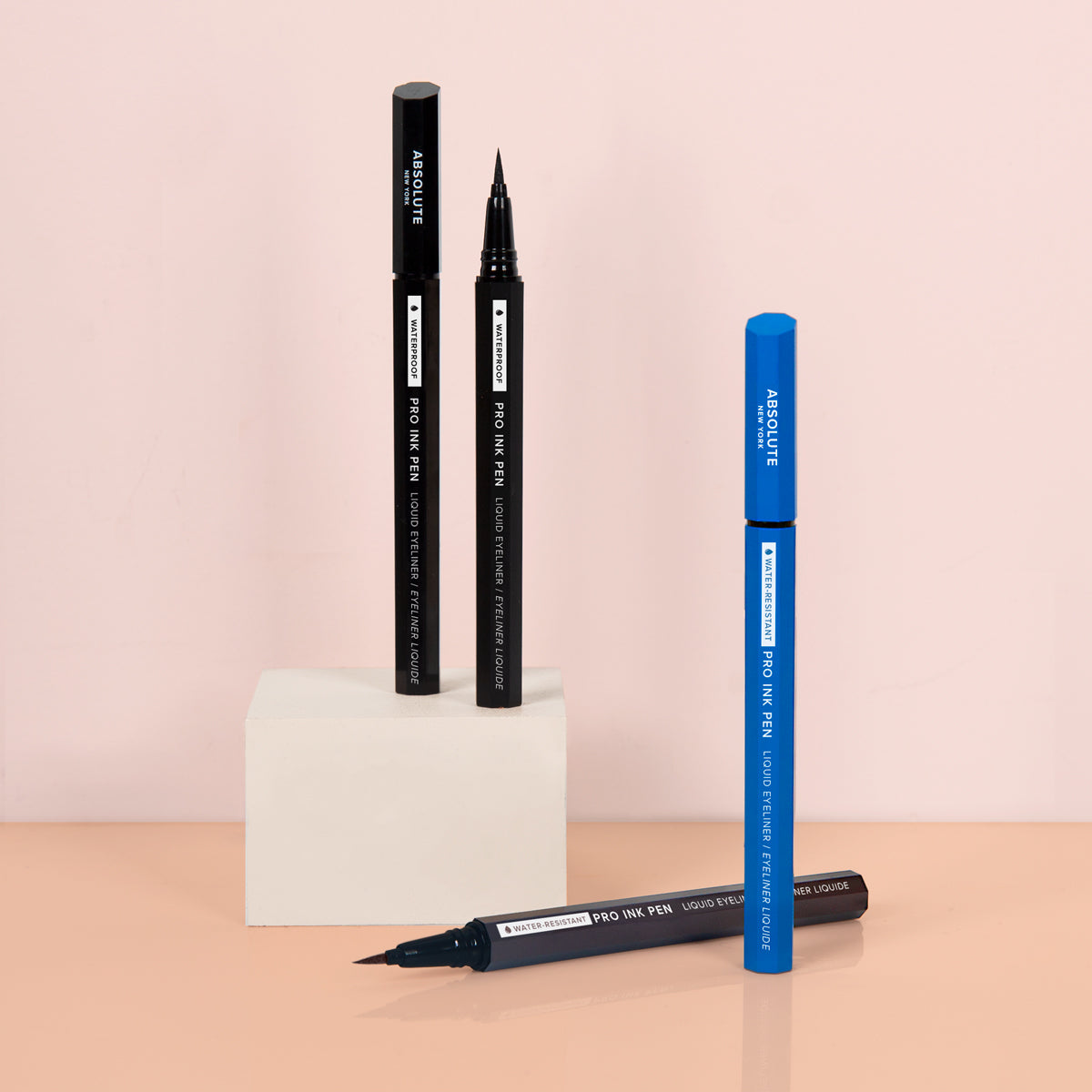 ABSOLUTE NEW YORK Pro Ink Pen Liquid Eyeliner Jet Black Eye-liner Feutre Liquide Noir Intense Tracé Précis
