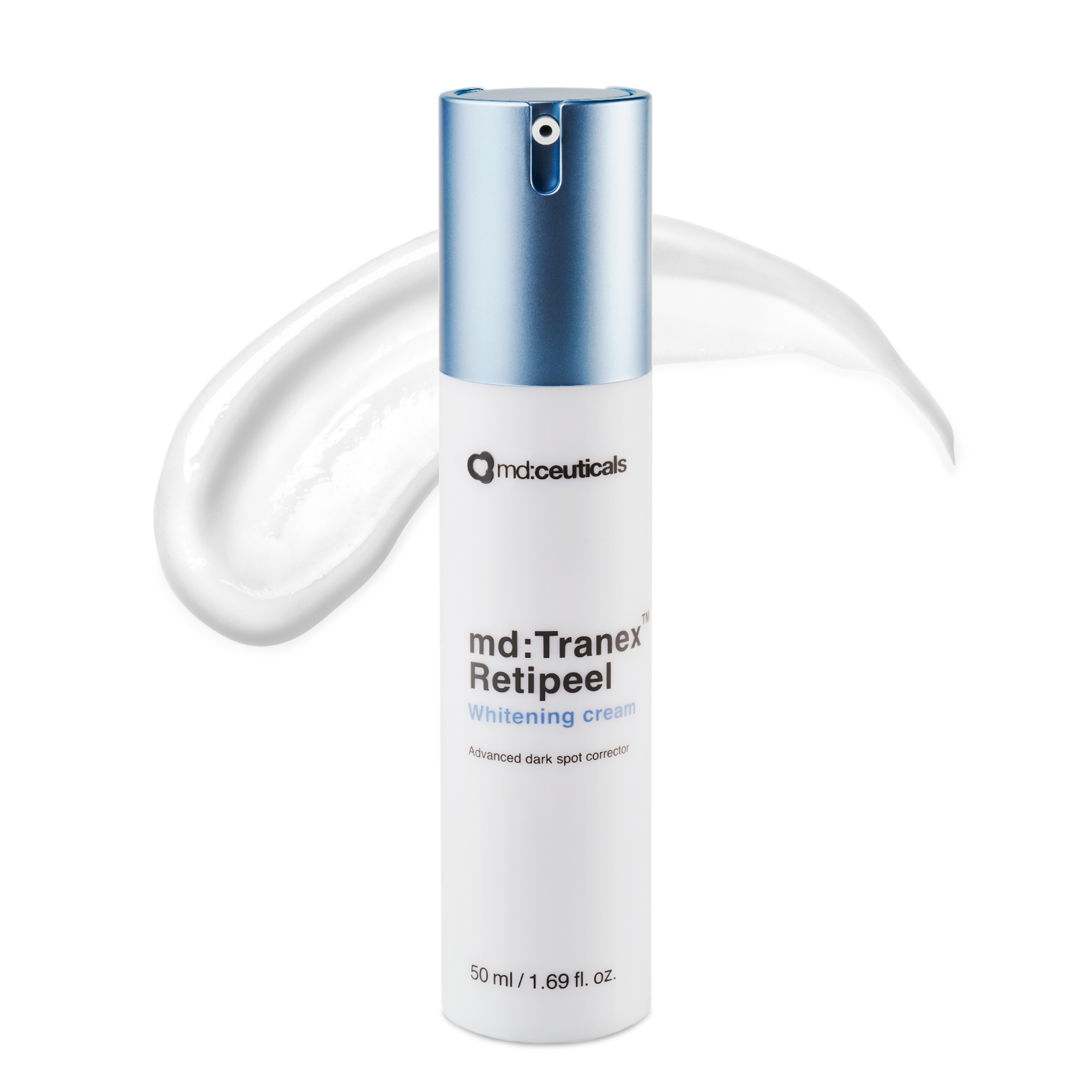 MD CEUTICALS Tranex Retipeel Whitening Cream 50ml Crème Éclaircissante Dépigmentante Taches Brunes Teint Uniforme Lumineux