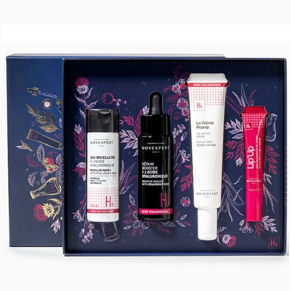 NOVEXPERT Coffret Premium Acide Hyaluronique Coffret Soin Anti-Âge Hydratation Intense