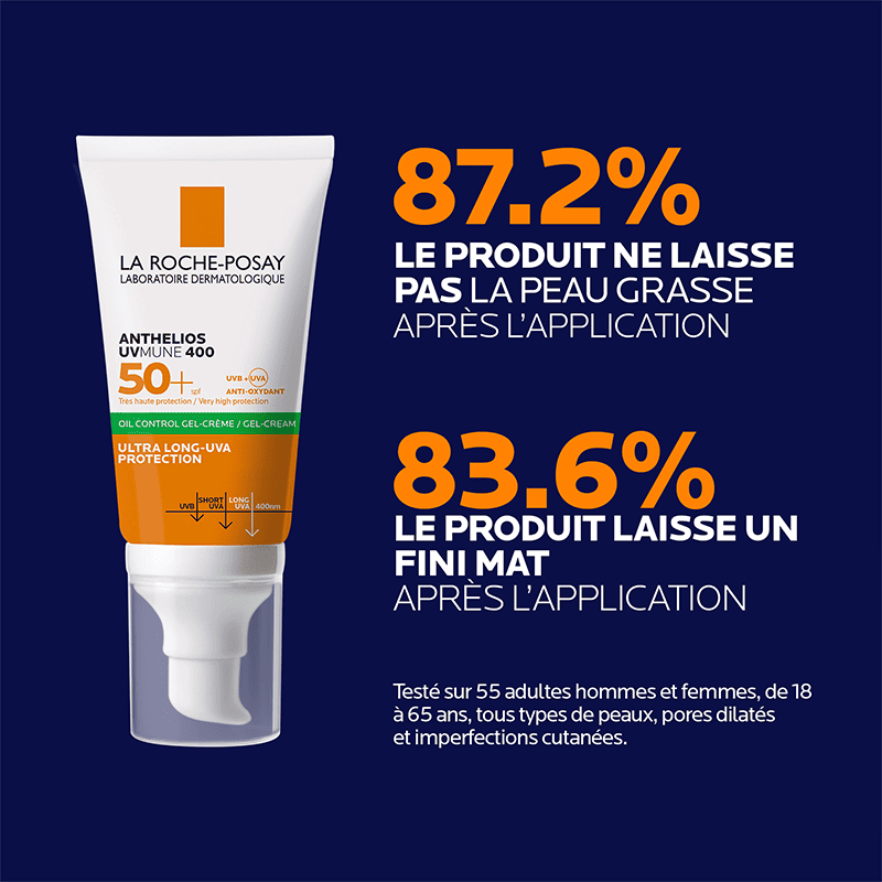La Roche Posay Anthelios oil Control gel cream UVMUNE 400 SPF50+ 50ml – Protection Invisible + Cadeau Eau de Source Thermal 50 ml