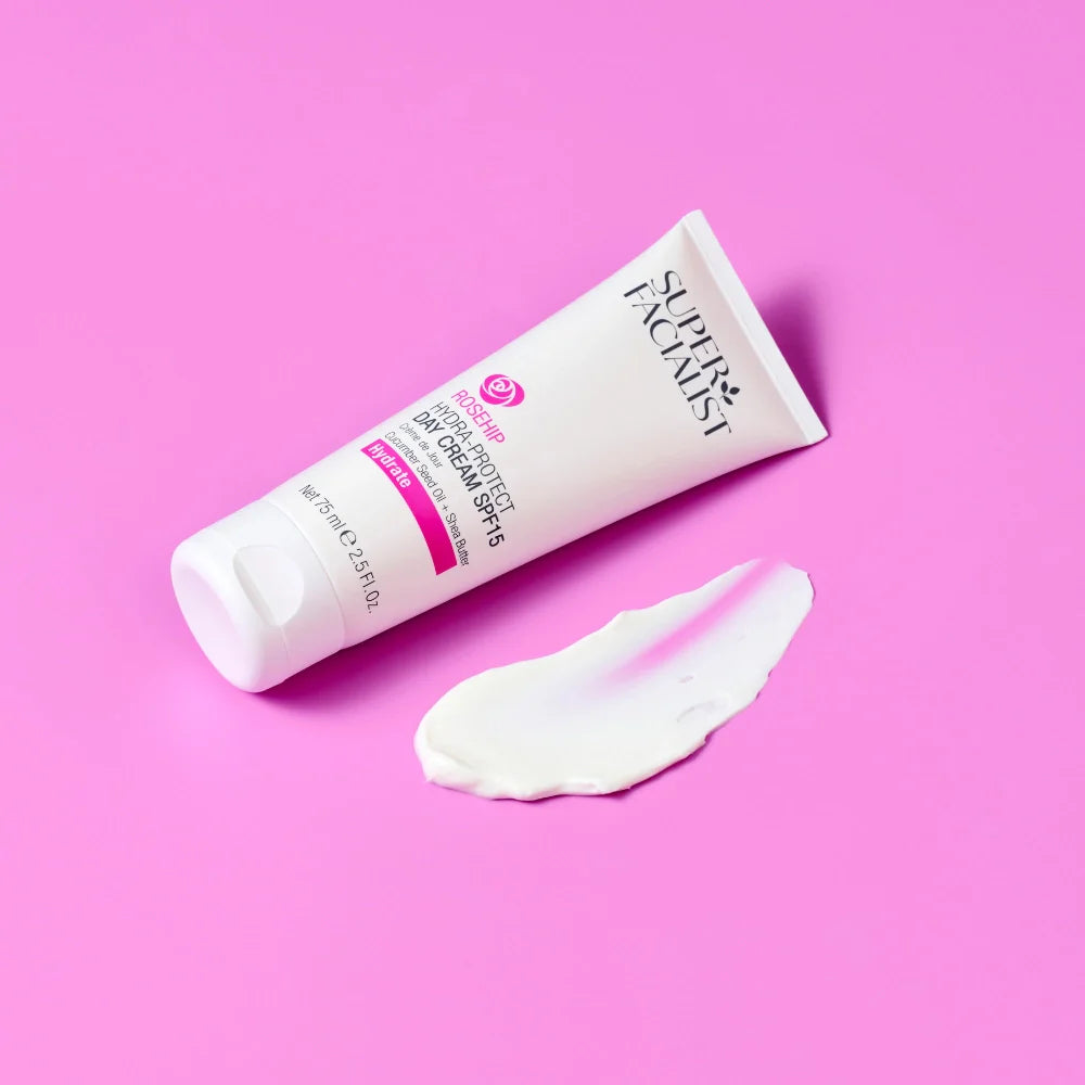 Super Facialist Rosehip Hydra-Protect Day Cream SPF15 75ml Crème Jour Visage Rose Musquée Protection Hydratante