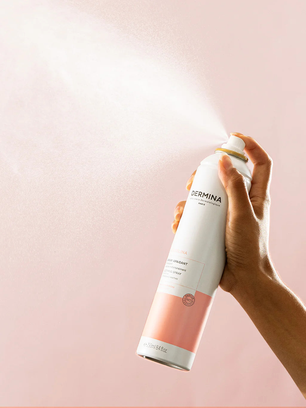 DERMINA Sensélina Spray Apaisant Peaux Intolérantes 250ml Eau Thermale Apaisante Anti-Rougeurs Hydratante