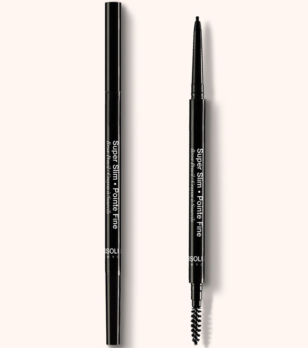 ABSOLUTE NEW YORK Super Slim Eye Brow Pencil Smoke Crayon Sourcils Ultra-Fin Gris Fumé Précision Naturel