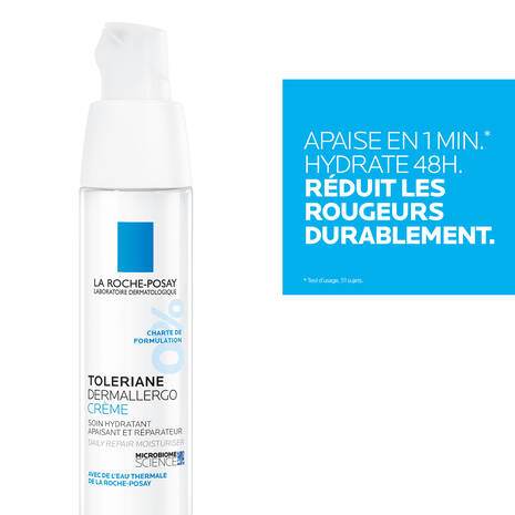 La Roche-Posay Toleriane Dermallergo Crème Hydratante 40ml – Soin Hydratant Anti-Allergique