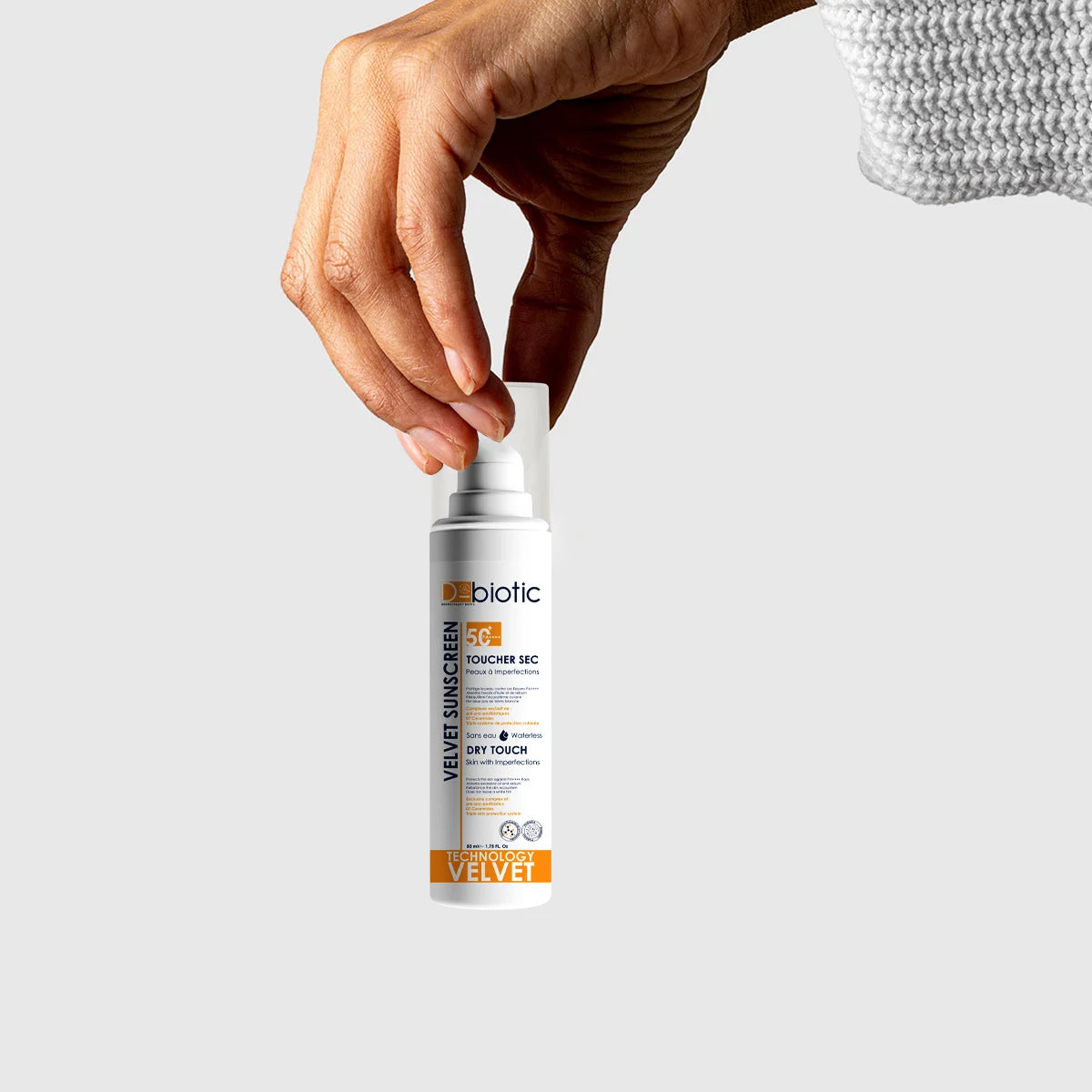 D-BIOTIC Velvet Toucher Sec Peaux à Imperfections 50ml Soin Matifiant Anti-Imperfections Probiotiques