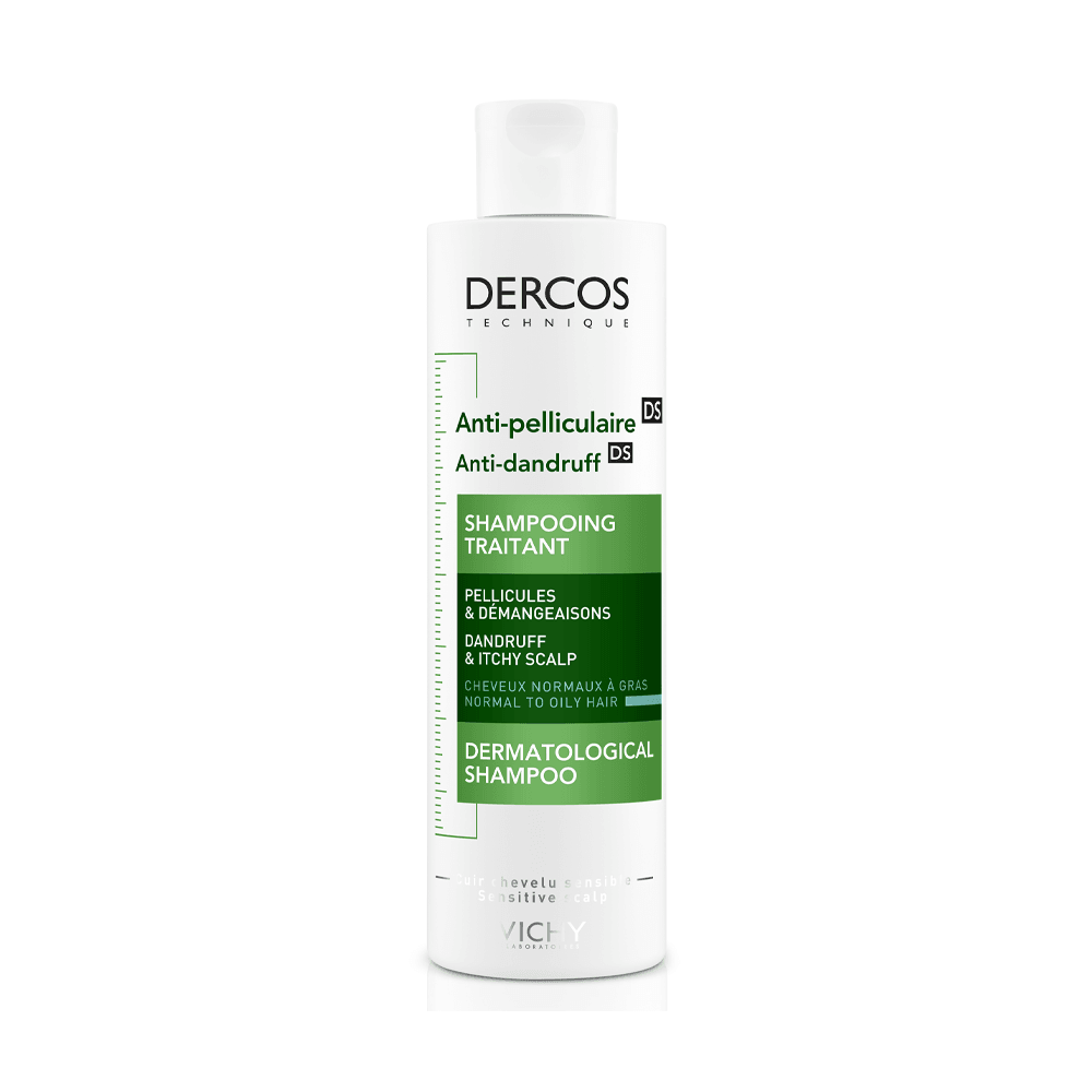 VICHY Dercos Shampooing Traitant Antipelliculaire Cheveux Normaux à Gras 200ml
