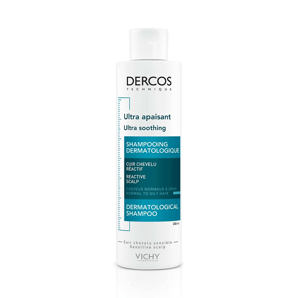 VICHY Dercos Technique Ultra Apaisant Shampooing Cheveux Normaux à Gras 200ml