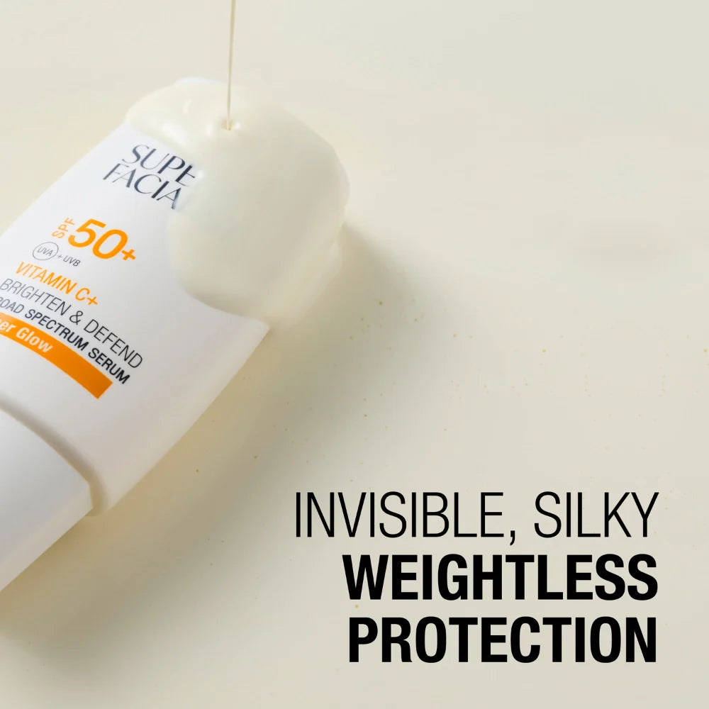 Super Facialist Vitamine C+ Brighten & Defend Broad Spectrum Serum SPF50+ 50ml Sérum Protection Solaire Vitamine C