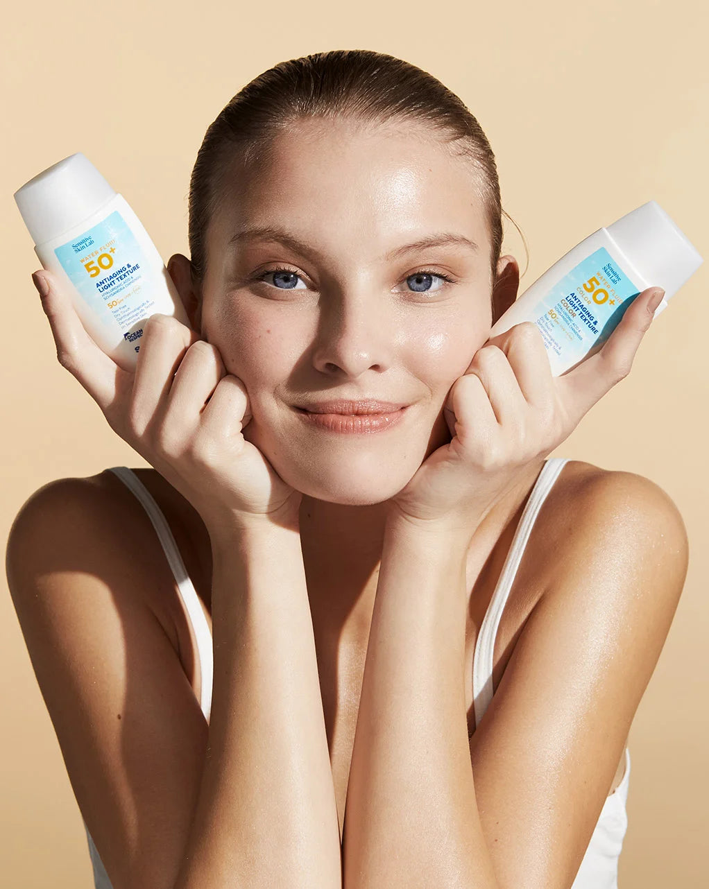 SENSILIS Sensitive Skin Lab Water Fluid SPF 50+ Texture Light 40ml Crème Solaire Peaux Sensibles Haute Protection