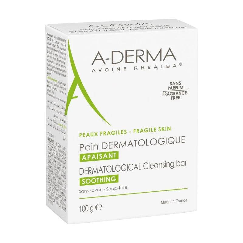 ADERMA Pain Dermatologique Lait d’Avoine 100g – Peaux Sensibles