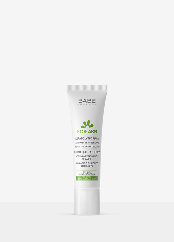 BABE Stop AKN Keratolytic Fluid 30ml Kératolytique Anti-Acné Peaux Grasses Acnéiques