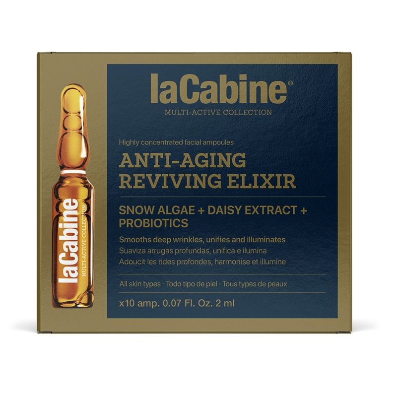 LACABINE Anti-Aging Revining Elixir Ampoules 10x2ml Concentré Anti-Âge Revitalisant Éclat Jeunesse Hydratation Intense Tous Types de Peaux