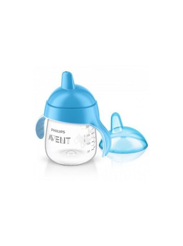 AVENT TASSE PINGOUIN AVEC ANSES BLEUES ANTI-DERAPANTE 12 MOIS+ 260ML