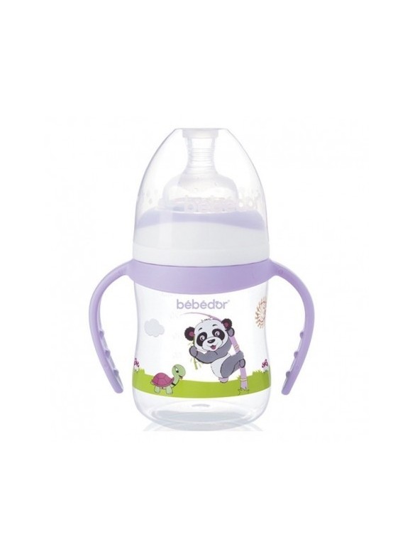 BEBEDOR BIBERON AVEC POIGNET COL LARGE REF 88322 150ML