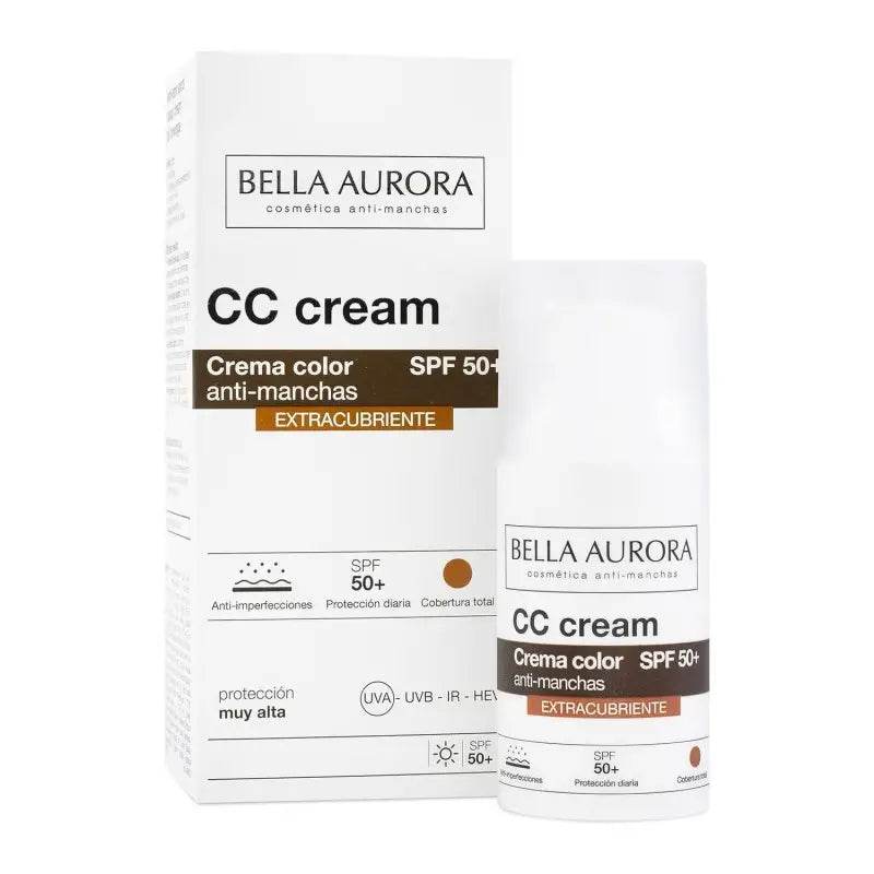BELLA AURORA CC Crème Anti-Taches Extracouvrante SPF50+ 30ml – Correction Premium