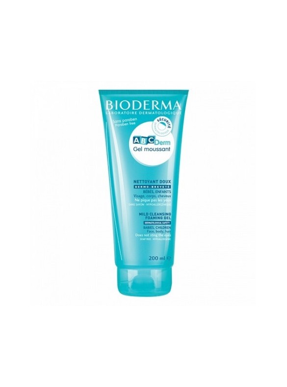 BIODERMA ABCDERM GEL MOUSSANT NETTOYANT DOUX 200ML